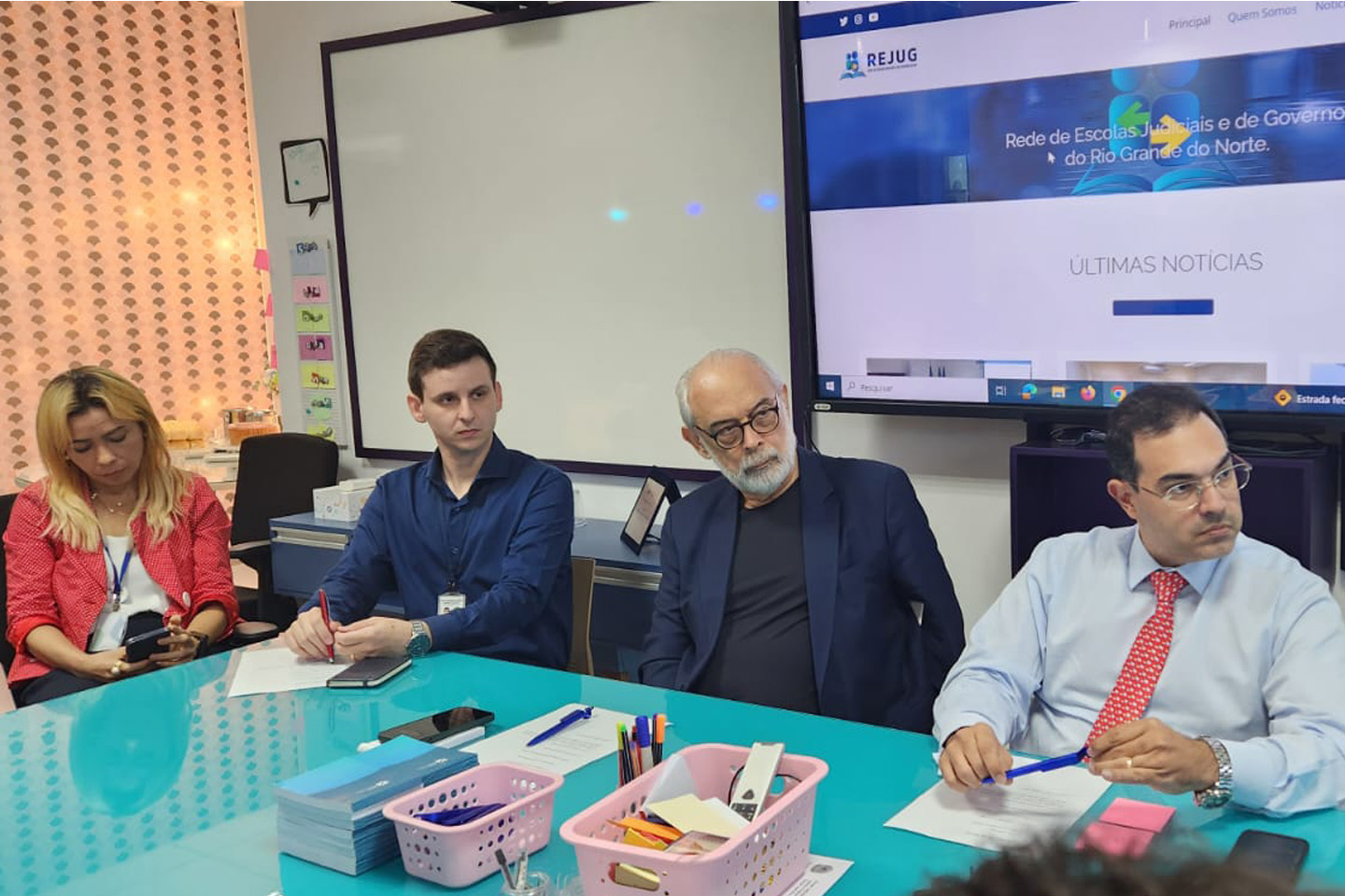 REJUG: Reunião fortalece Escolas Judiciárias e de Governo do RN