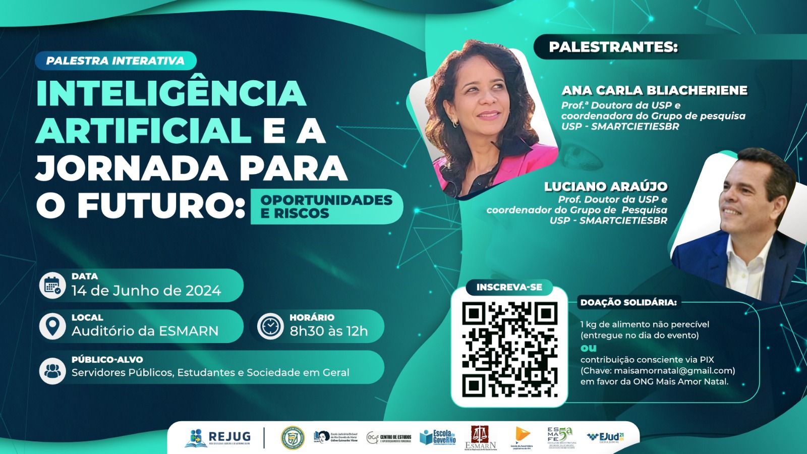 REJUG-RN celebra um ano de atividades com palestra sobre Inteligência Artificial